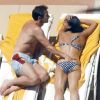 Frank Lampard et sa fiancée Christine Bleakley à Las Vegas, le 8 juin 2011
