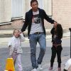 Frank Lampard et ses deux fillettes le 18 juin à Londres pour faire du shopping !