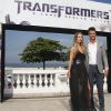 Rosie Huntington-Whiteley et Josh Duhamel à l'occasion de l'avant-première brésilienne de Transformers 2 - La Face cachée de la Lune, à Rio de Janeiro, le 20 juin 2011.