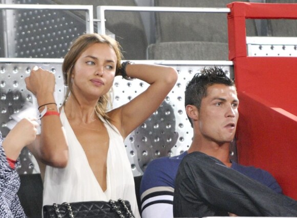 Cristiano Ronaldo et sa sublime Irina Shayk le 22 août 2010 à Madrid