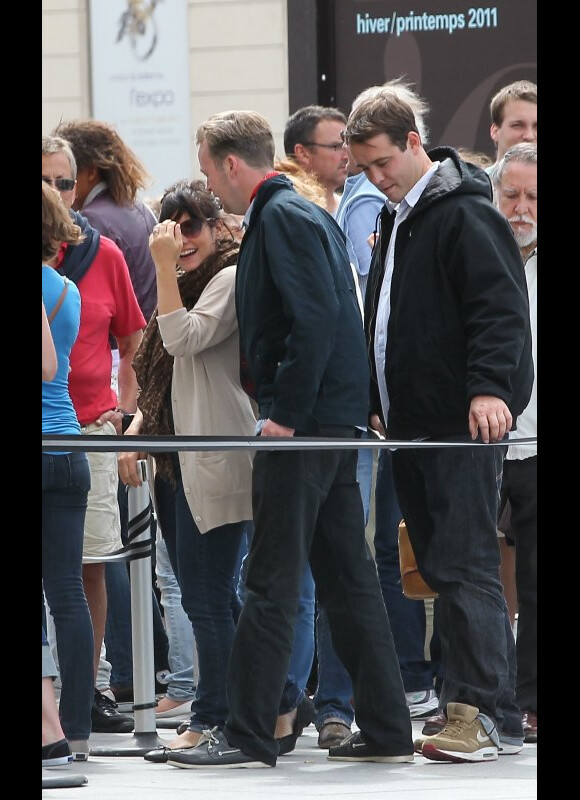 Lily Allen et son époux Sam Cooper à Paris, le 22 juin 2011 sont allés au musée d'Orsay 