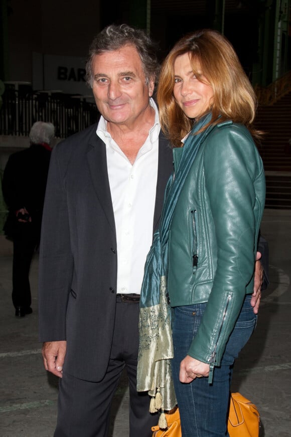 Patrick Rotman et Florence Pernel lors du lancement de La Fête du cinéma au Grand Palais à Paris le 23 juin 2011
