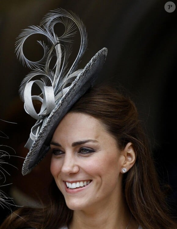 La duchesse de Cambridge Kate Middleton à la chapelle St George le 13 juin 2011