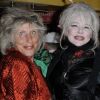 Catherine Lachens et Armande Altai lors du 75e anniversaire de la célèbre boîte de nuit le Balajo à Paris le 27 juin 2011