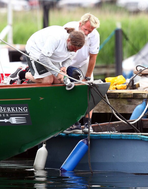 Le roi Harald V de Norvège a été victime d'une collision en mer lors d'une régate dans le nord de l'Allemagne le 29 juin 2011.