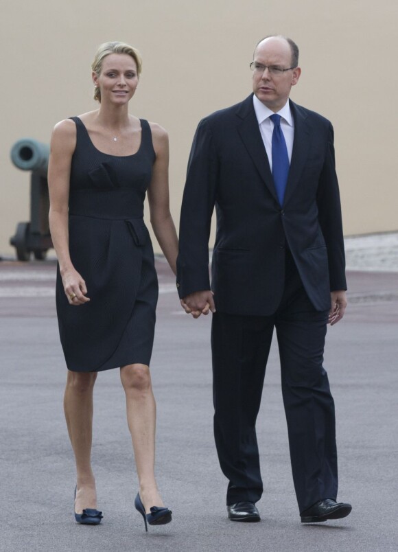 Albert de Monaco et Charlene Wittstock le 23 juin 2011.