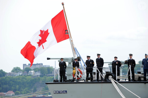 Cérémonie de bienvenue organisée en l'honneur de Will & Kate à l'hôtel de Ville de Québec, le 3 juillet 2011.