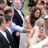 Le prince William et sa femme Kate arrivent à Lévis, au Canada. Le 3 juillet 2011