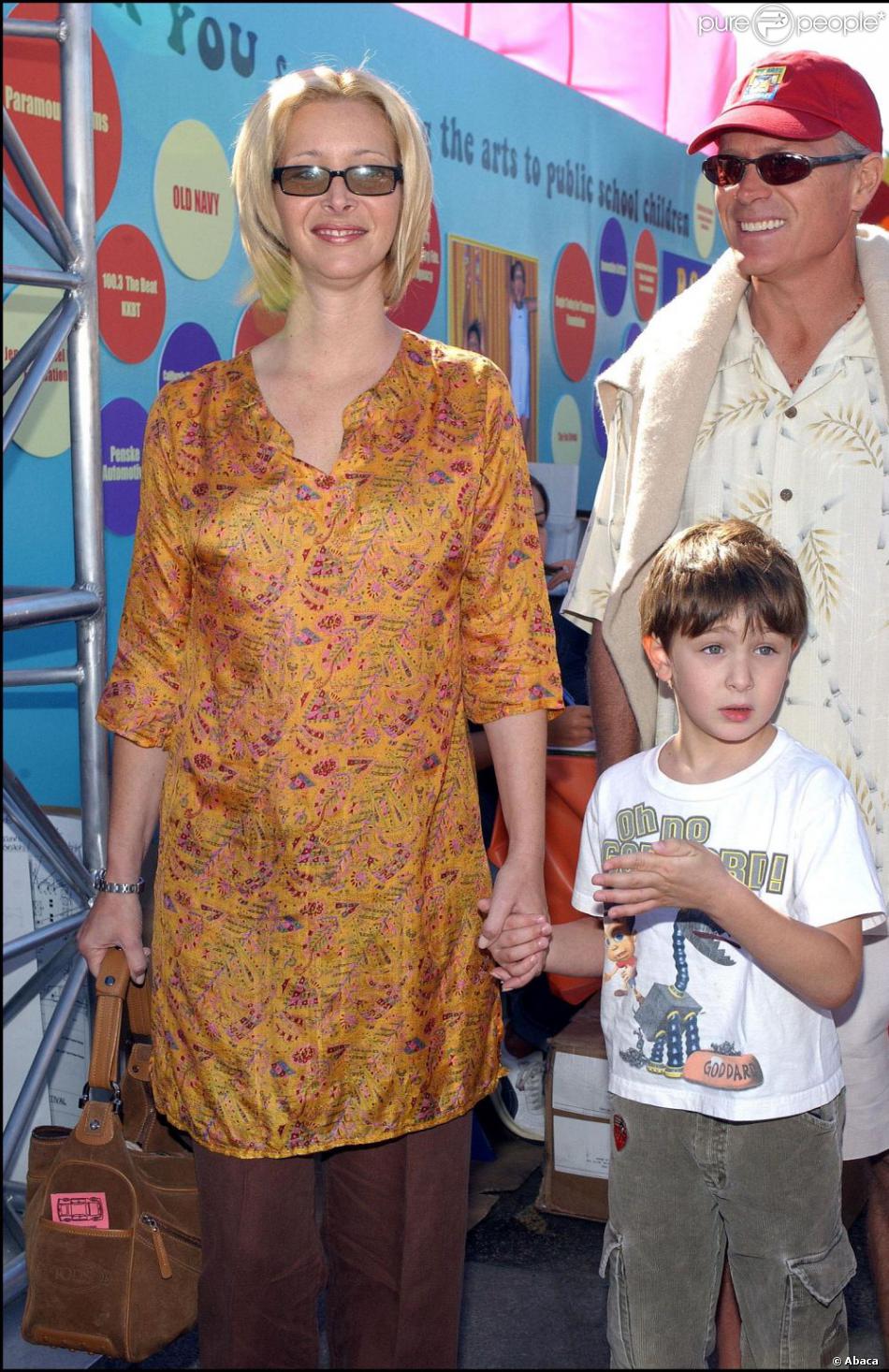 Lisa Kudrow Son Fils Julian Et Son époux Michel En 2003 Purepeople