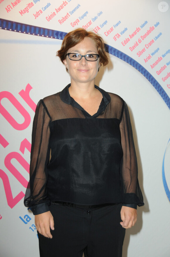 Laura Bispuri lors du dîner de gala des Nuits en or dans le quartier général de l'UNESCO à Paris le 6 juillet 2011