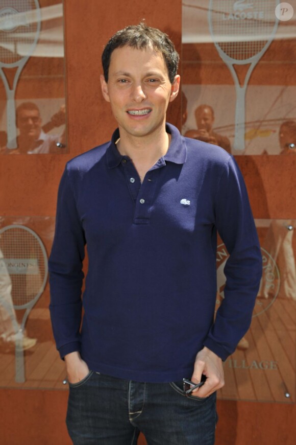 Marc-Olivier Fogiel en juin 2010 à Roland Garros