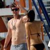 Robin Thicke et son épouse Paula Patton semblent passer de délicieuses vacances à Miami. Le 9 juillet 2011