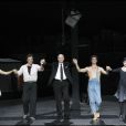 Roland Petit à L'Opéra Garnier, entouré d'Isabelle Ciaravola, de Jérémie Bélingard, d'Eleonora Abbagnato et de Nicolas Le Riche en 2009. 