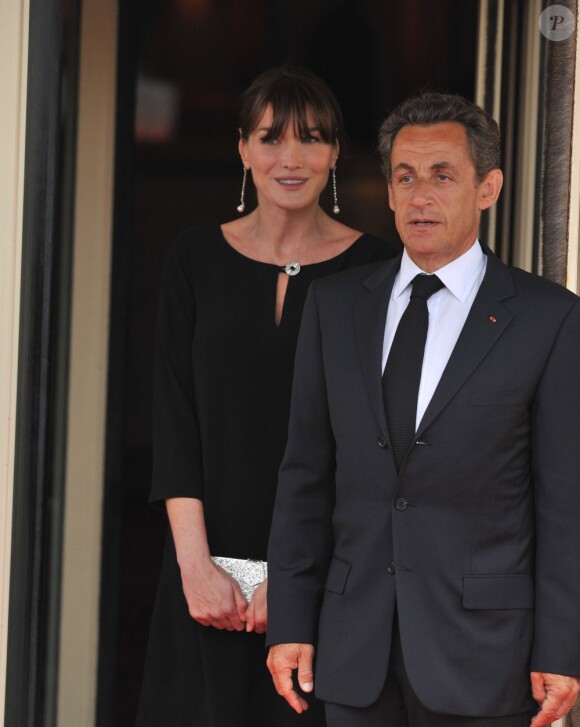 Nicolas Sarkozy et Carla Bruni en mai 2011