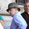 Woody Allen dirige Penélope Cruz sur le tournage de Bop Decameron à Rome le 21 juillet 2011