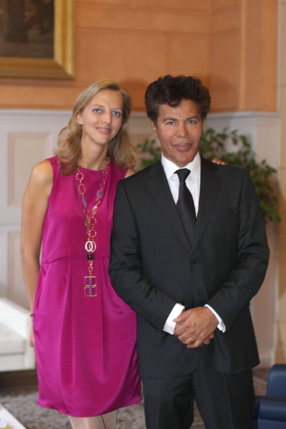 Igor Bogdanoff, lors de son mariage avec Amélie de Bourbon de Parme, en octobre 2009 à Paris.