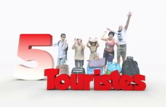 Jeff, Daniel, Angélina, Magali et Raphaël participent à l'émission 5 Touristes sur France 2.