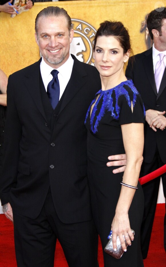 Sandra Bullock et Jesse James en janvier 2010 à Los Angeles