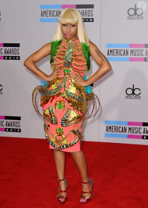 Nicki Minaj sera avec Ricky Martin le nouveau visage de la campagne Viva Glam par M.A.C. Los Angeles, le 21 novembre 2010.