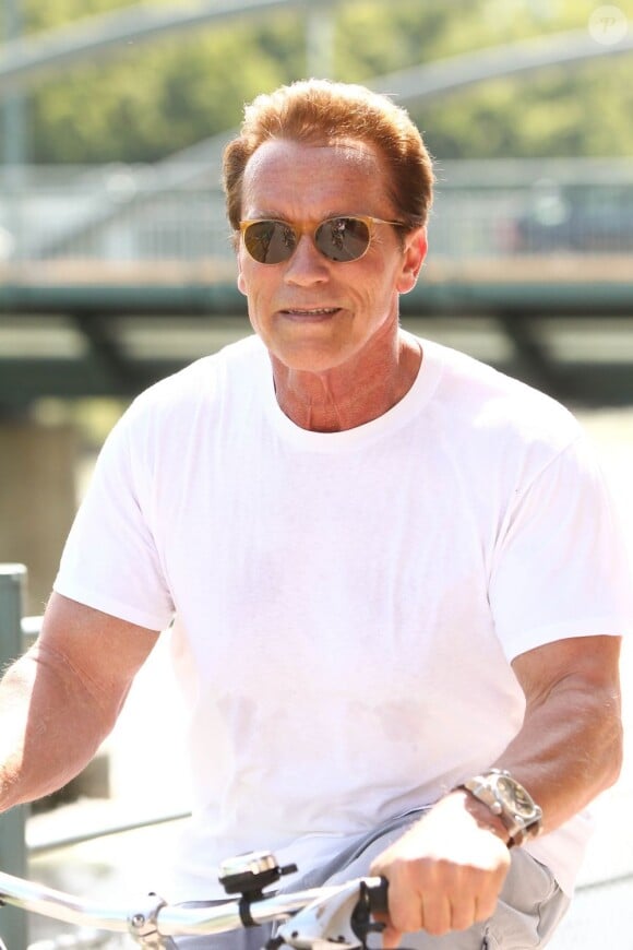 Arnold Schwarzenegger à Salzburg le 22 juin 2011