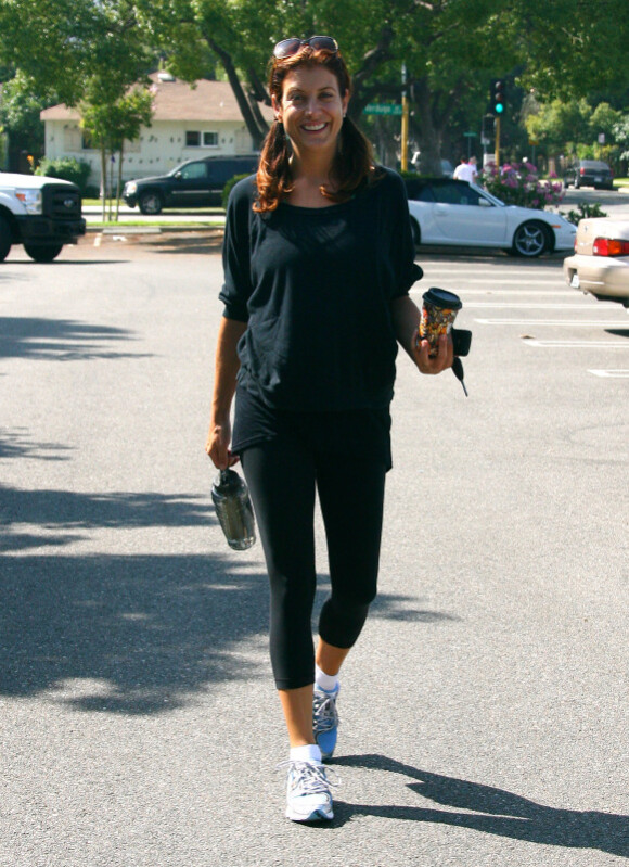 Kate Walsh : rayonnante sur la route d'Hollywood Park le 23 juillet 2011 à Los Angeles
 
 
