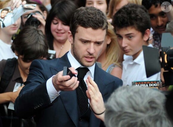 Avant-première de Sexe entre amis à Moscou le 26 juillet 2011 : Justin Timberlake.