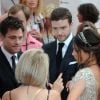 Avant-première de Sexe entre amis à Moscou le 26 juillet 2011 : Justin Timberlake, Mila Kunis et le réalisateur Will Gluck.