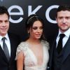 Avant-première de Sexe entre amis à Moscou le 26 juillet 2011 : Justin Timberlake, Mila Kunis et le réalisateur Will Gluck.