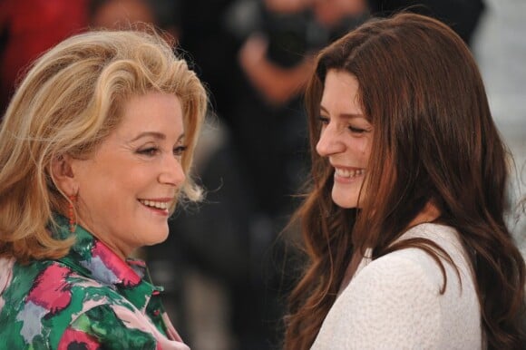 Catherine Deneuve et Chiara Mastroianni au festival de Cannes en 2008