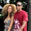 Jay-Z et sa femme Beyoncé à New York le 16 juillet 2011