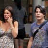 Sofia Vergara et son fils Manolo à New York, le 29 juillet 2010.