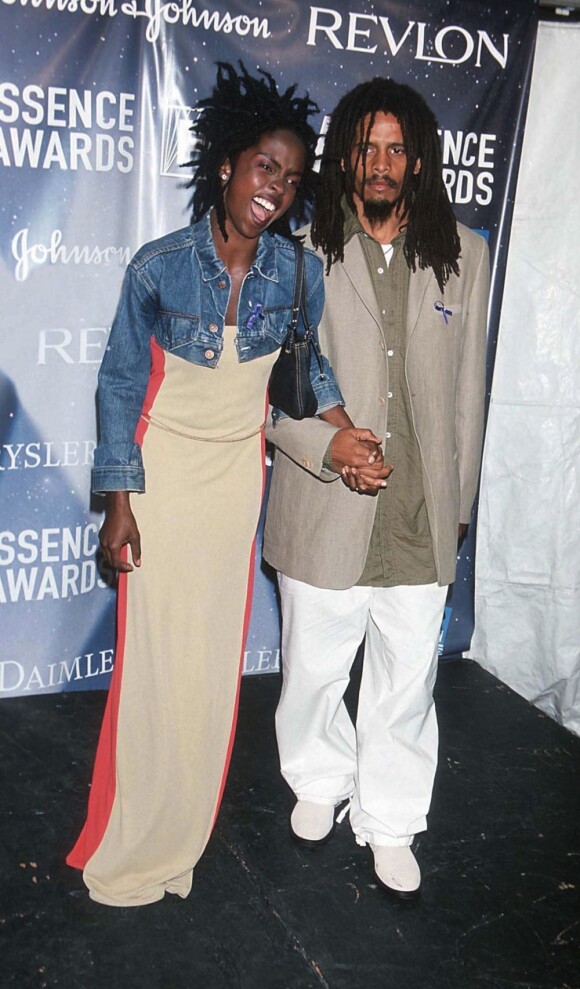 Lauryn Hill et Rohan Marley, à New York, le 2 mai 1999.