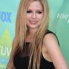 Avril Lavigne, sur le tapis rouge des Teen Choice Awards 2011, à Los Angeles, le dimanche 7 août 2011.