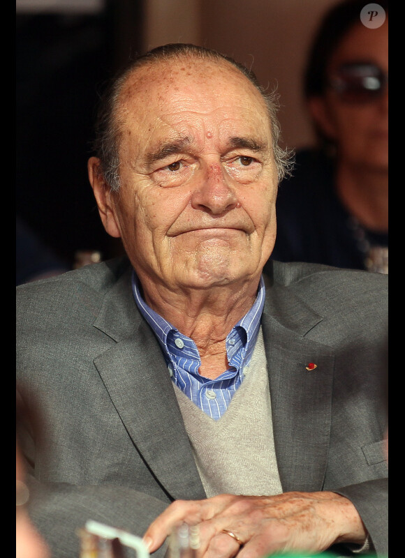 Jacques Chirac à Saint-Tropez le 9 août 2011