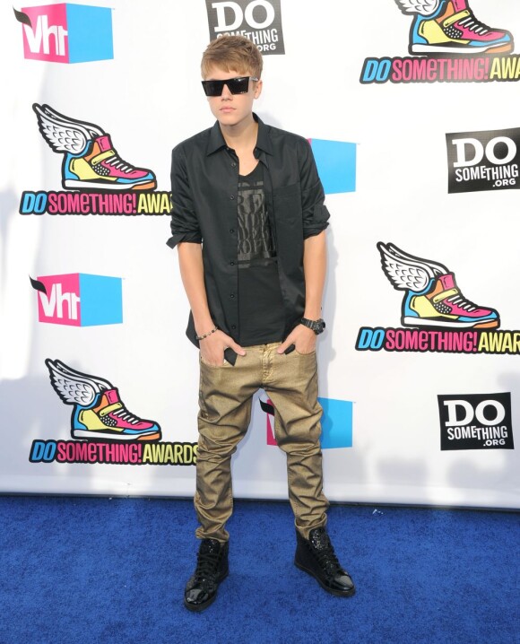 Justin Bieber à la soirée des Do Something Awards à Hollywood le 14 août 2011