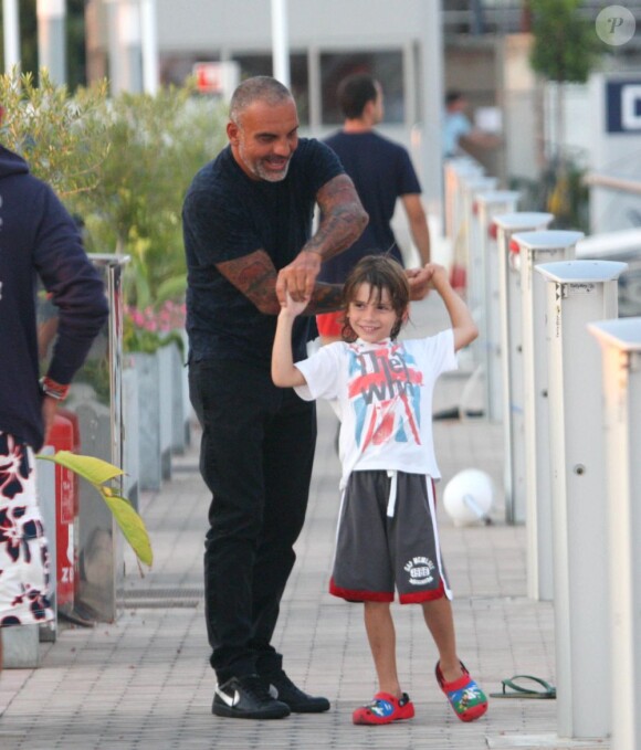 Photo Christian Audigier Ibiza le 11 ao t 2011 en famille