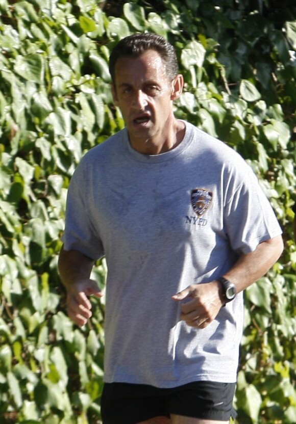 Nicolas Sarkozy au Cap Nègre en 2008