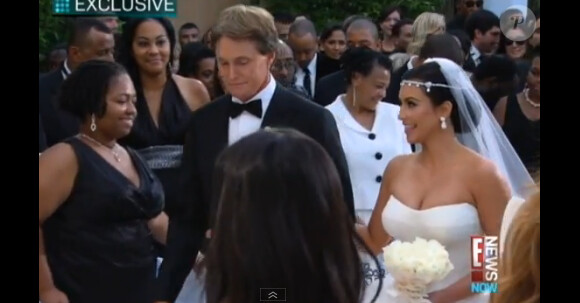 Kim Kardashian lors de son mariage, samedi 20 août 2011 à Los Angeles.