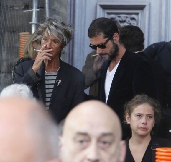 Melvil Poupaud lors des obsèques de Raoul Ruiz à Paris le 23 août 2011