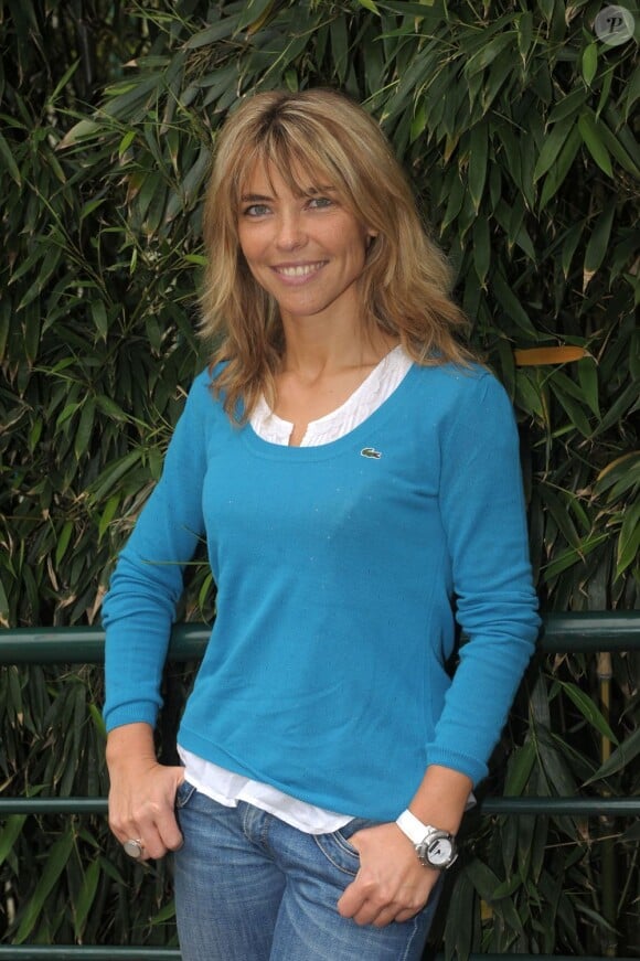Nathalie Vincent à Roland Garros en juin 2008