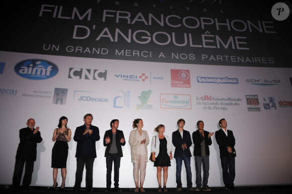 Le jury lors du festival du film francophone d'Angoulême le 24 août 2011