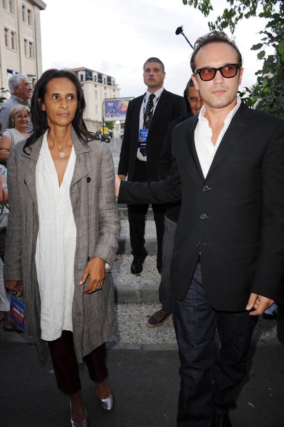Karine Silla et Vincent Perez lors du festival du film francophone d'Angoulême le 24 août 2011