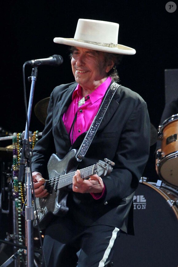 Bob Dylan, en Angleterre, le 3 juillet 2010.
