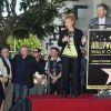 La légende du rock n'roll Buddy Holly recevait son étoile posthume sur le Walk of Fame d'Hollywood Boulevard le 7 septembre 2011, le jour où il aurait eu 75 ans, en présence notamment de sa veuve Maria Elena et de l'acteur Gary Busey, qui l'incarna dans The Buddy Holly Story.