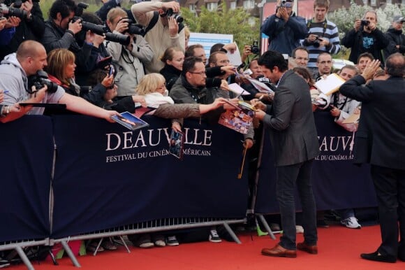 David Schwimmer sur le tapis rouge de Deauville lors de la présentation de son film Trust le 8 septembre 2011