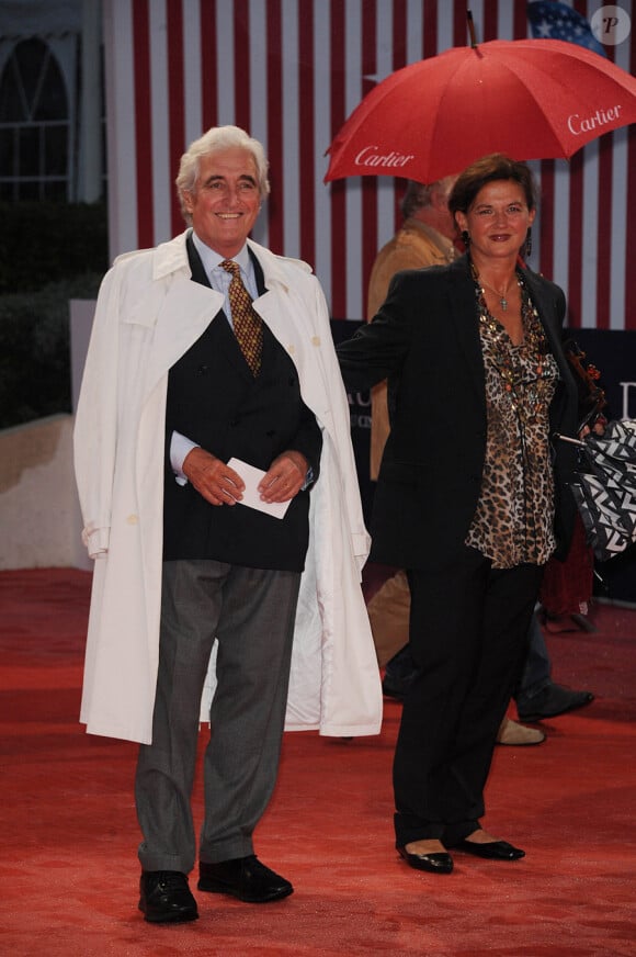 Jean-Loup Dabadie et sa femme lors du festival de Deauville le 8 septembre 2011, pour l'hommage à Todd Solondz