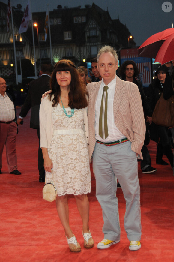 Todd Solondz et sa femme lors du festival de Deauville le 8 septembre 2011, pour l'hommage à Todd Solondz