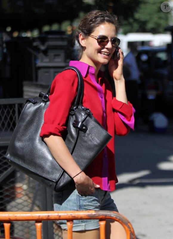 Katie Holmes dans les rues de New York, le 9 septembre 2011