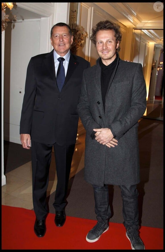 Sinclair et son producteur Jean-Claude Camus, à Paris, le 24 janvier 2011.