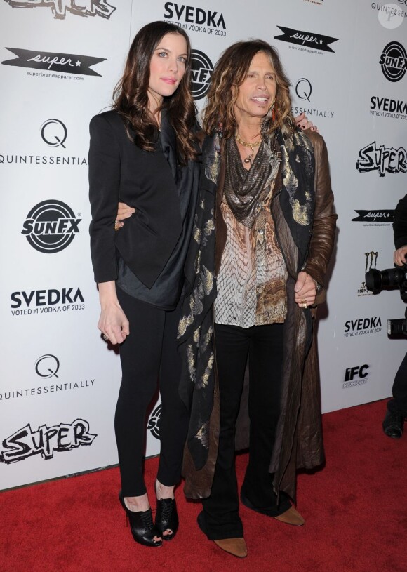Steven Tyler et sa fille Liv Tyler à Los Angeles en mars 2011